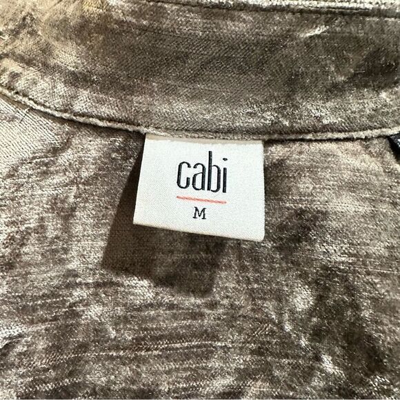 Cabi Deep Olive Green Sunday Topper Jacket Size Medium - Picture 12 of 12